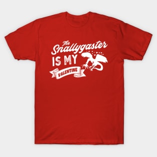 The Snallygaster is My Valentine Cute Valentines Day Cryptid T-Shirt